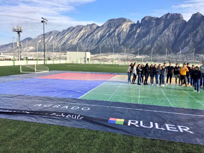 Students with big Mood Meter